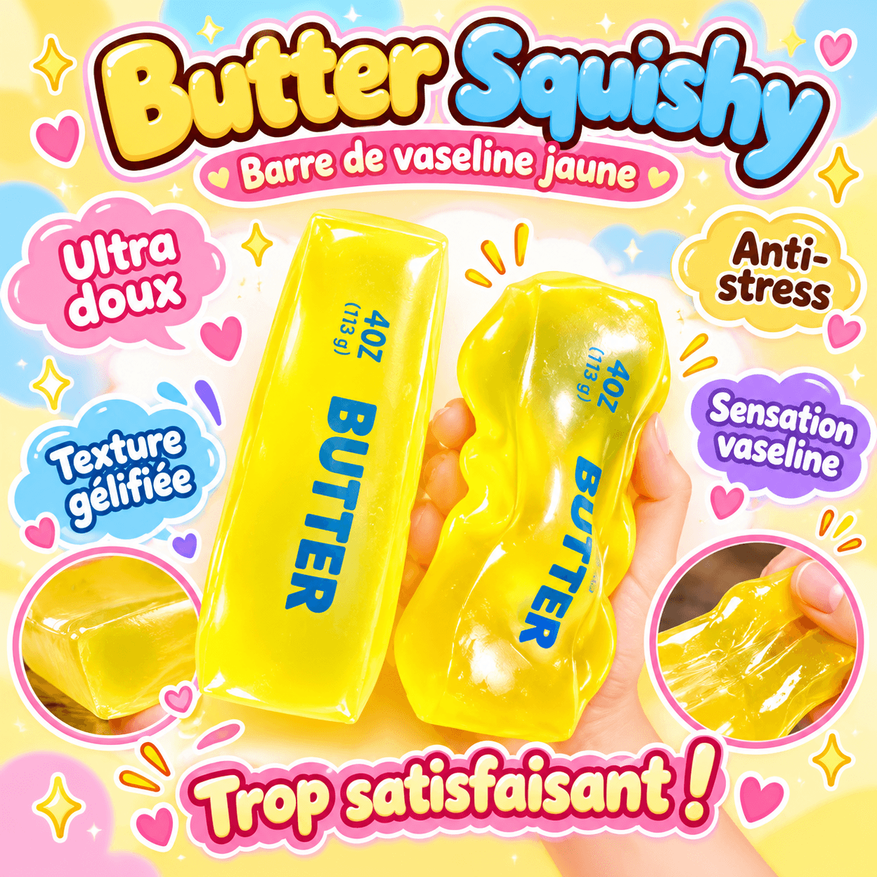 Butter Squishy Jaune