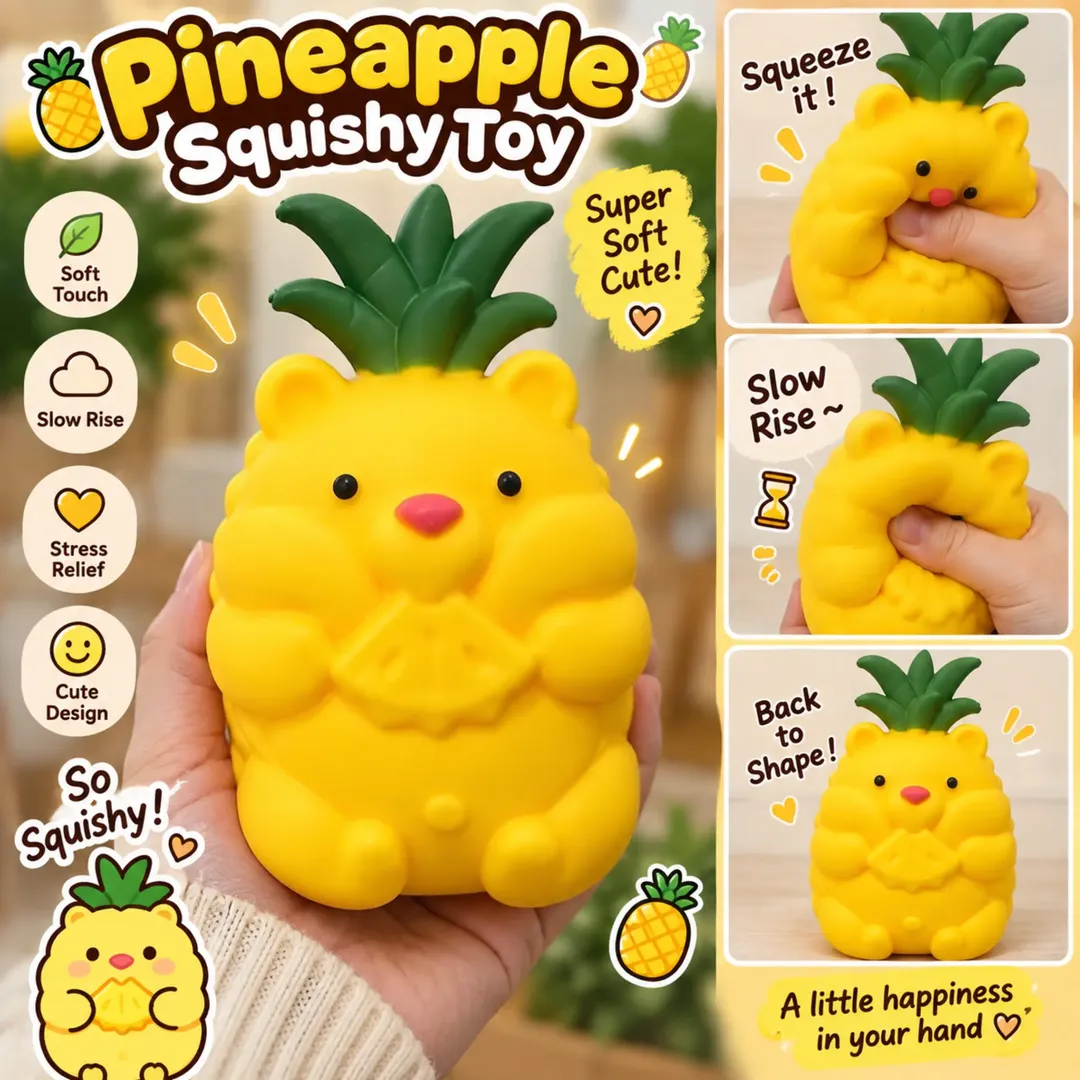 Squishy Ananas Kawaii Géant